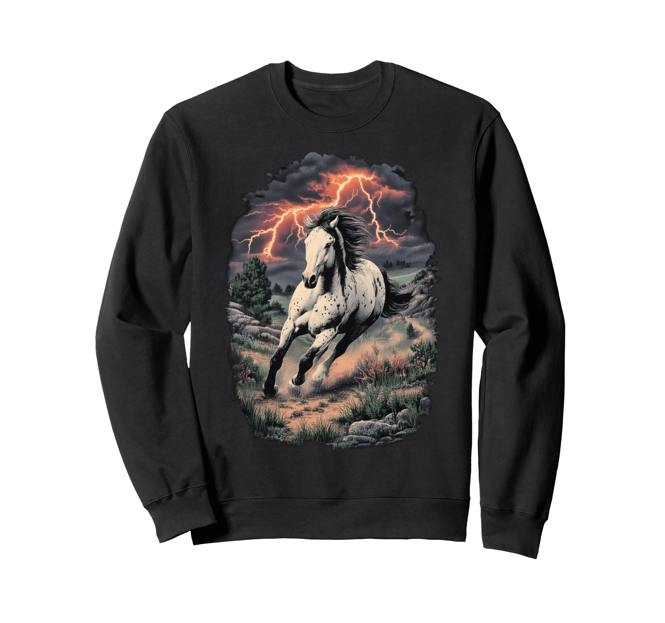 Appaloosa Horse 80S 90S Western Sweatshirt - Minimalist Print Men Women - T-Shirt, Sweatshirt, Hoodie