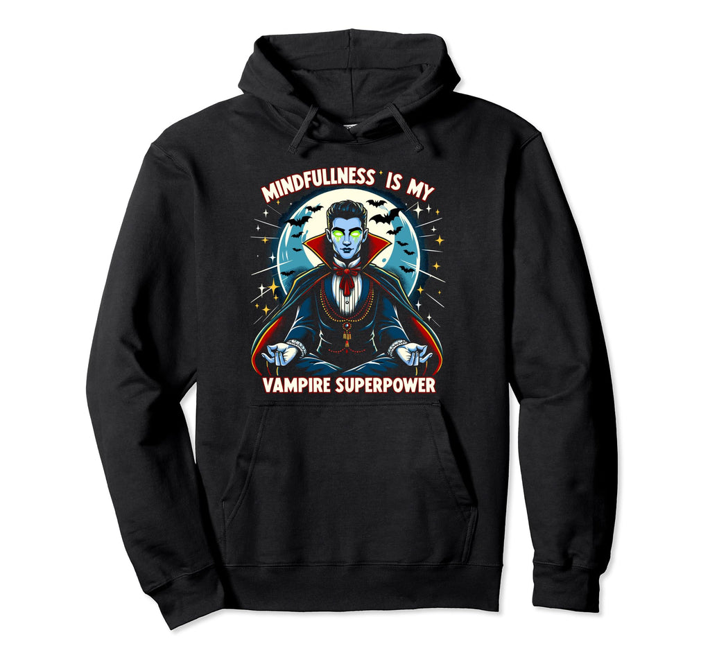Meditation Mindfulness Relaxation Hoodie - Fun Novelty Design for Adults - T-Shirt, Sweatshirt, Hoodie