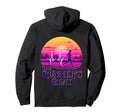 80S Synthwave Aesthetic Heartbeat Runners Hoodie - Unique Graphic Unisex - T-Shirt, Sweatshirt, Hoodie