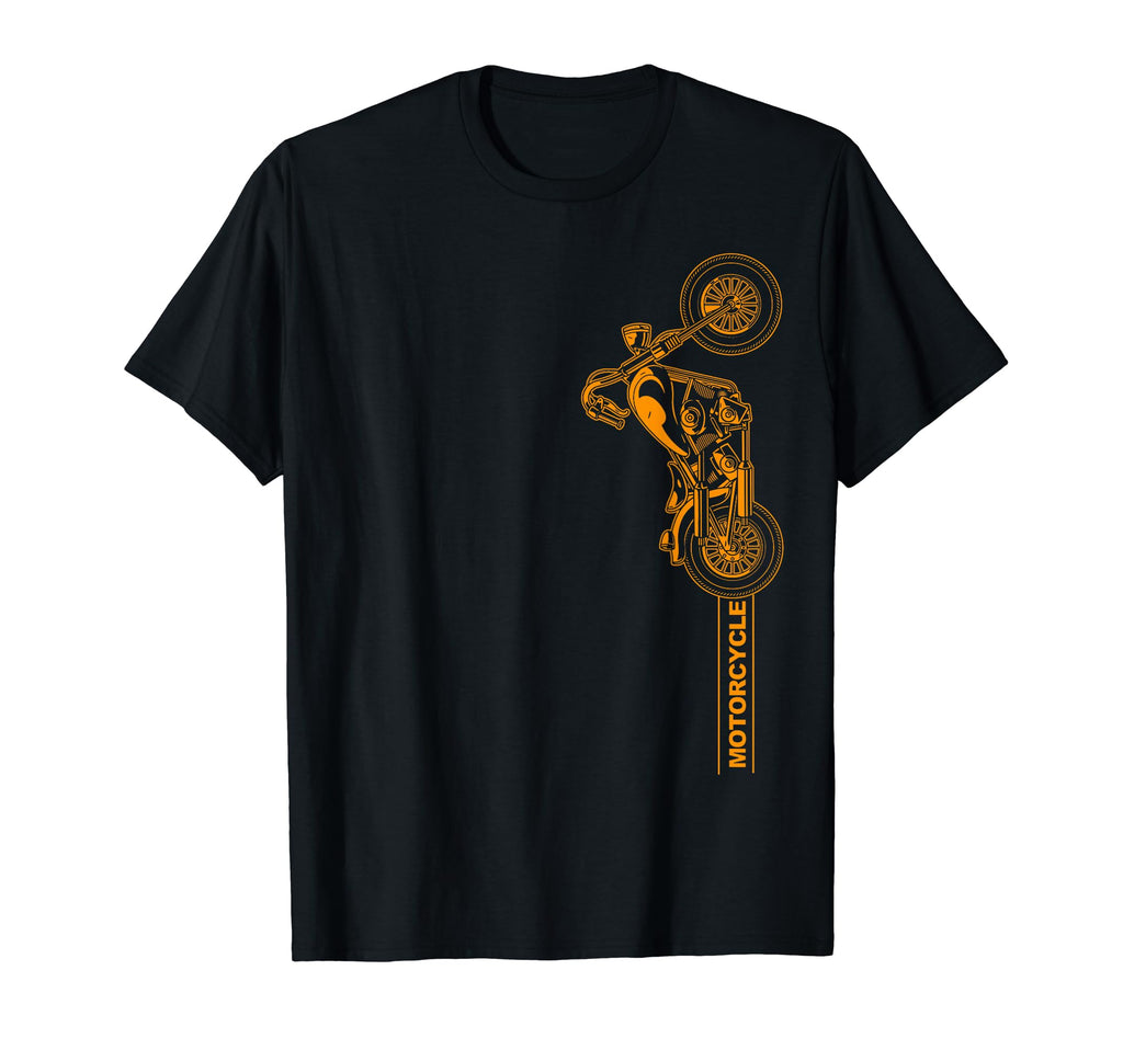 Biker Black Motorcycle T-Shirt - Streetwear Style Men Women - T-Shirt, Sweatshirt, Hoodie