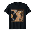 Old School Hip Hop Vinyl Record T-Shirt - Minimalist Print Unisex - T-Shirt, Sweatshirt, Hoodie