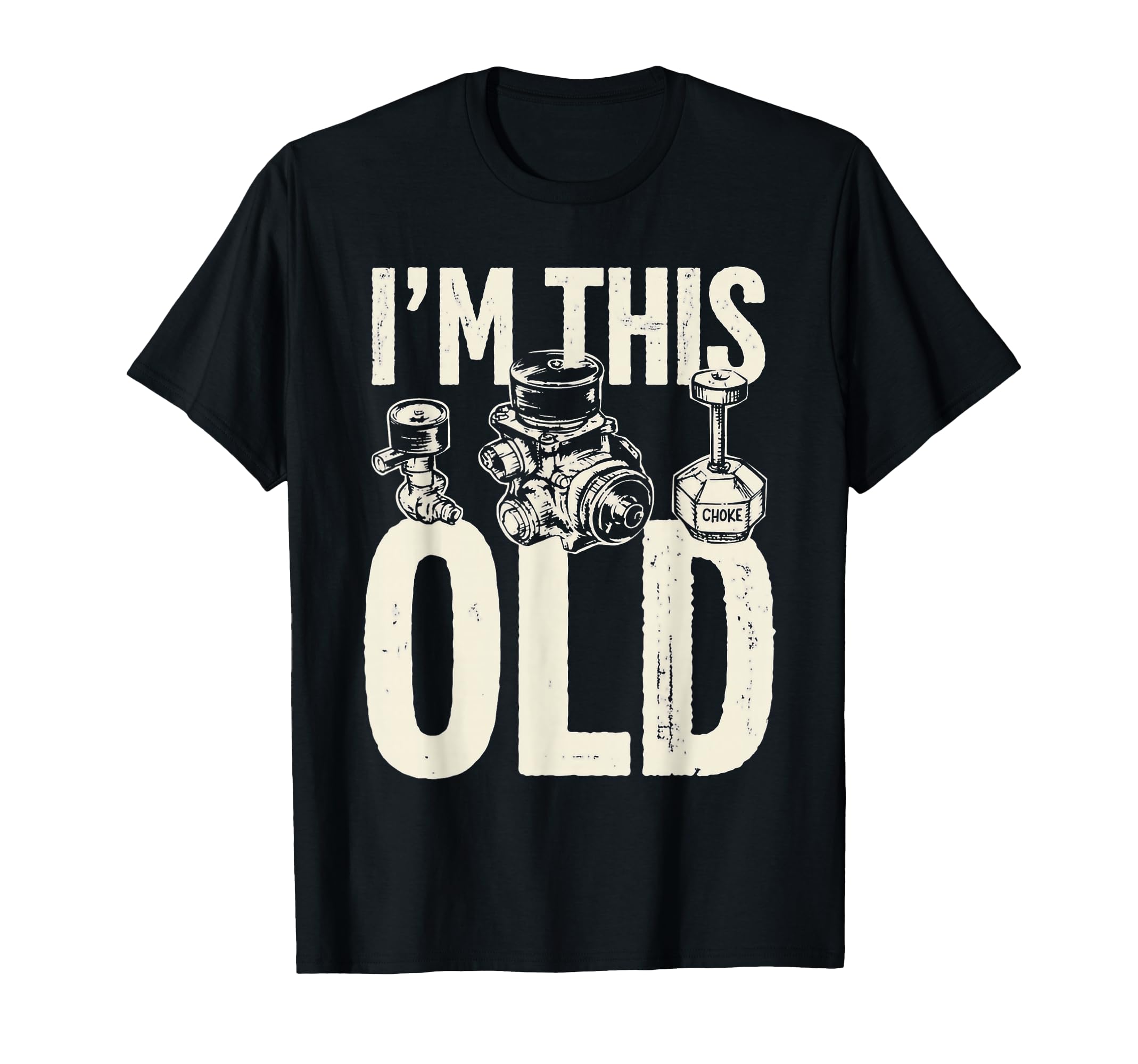 Im This Old Funny Car Parts Mechanic T-Shirt - Unique Graphic for Adults - T-Shirt, Sweatshirt, Hoodie