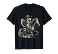 Country Cowboy Squirrel Rodeo Cowgirl T-Shirt - Graphic Print Unisex - T-Shirt, Sweatshirt, Hoodie