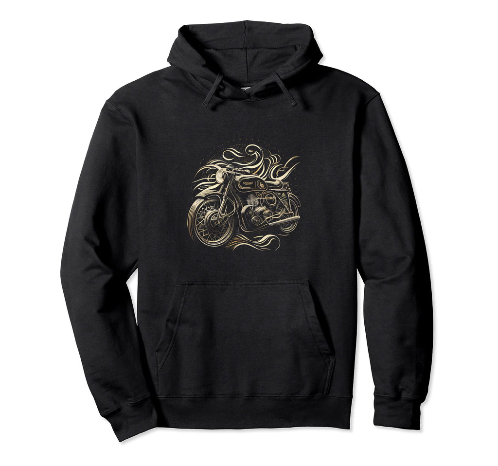 Stylish Motorcycle Hoodie - Unique Graphic Men Women - T-Shirt, Sweatshirt, Hoodie