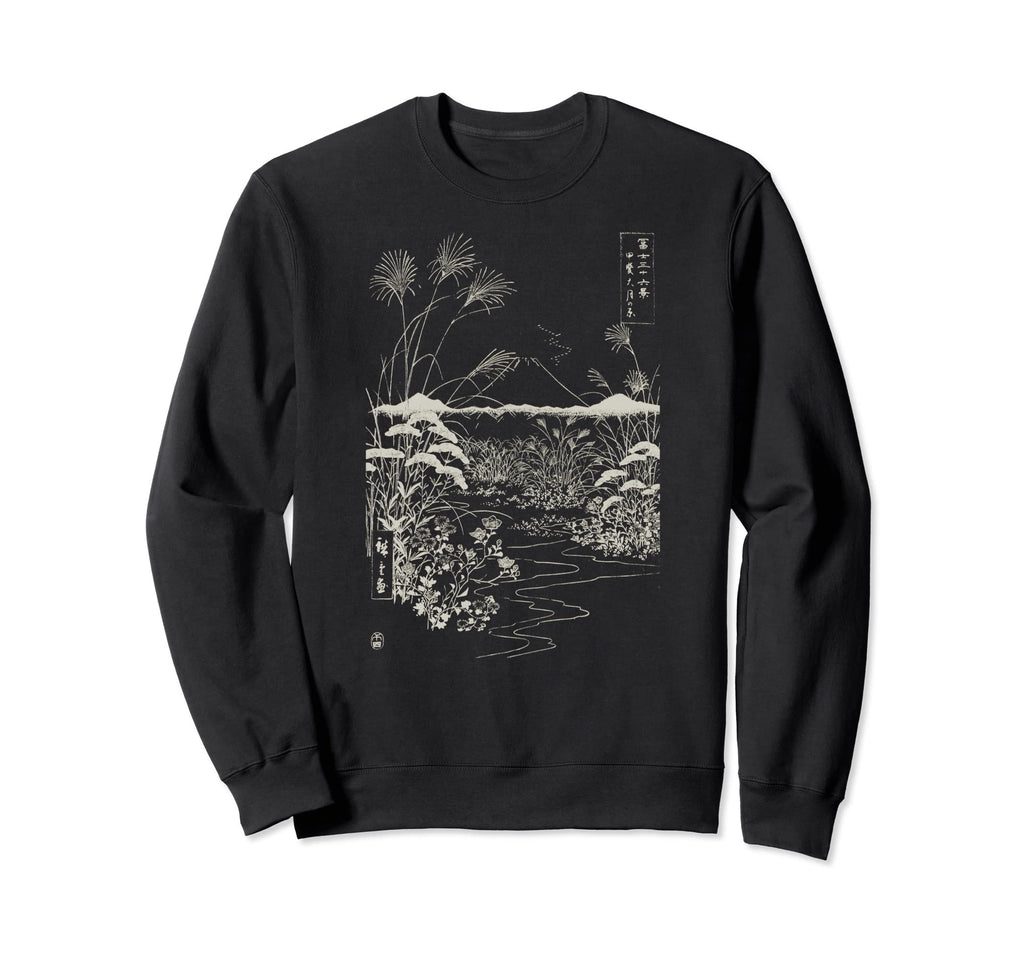 Famous Art Garden Trail Mountains Sweatshirt - Graphic Print for Adults - T-Shirt, Sweatshirt, Hoodie