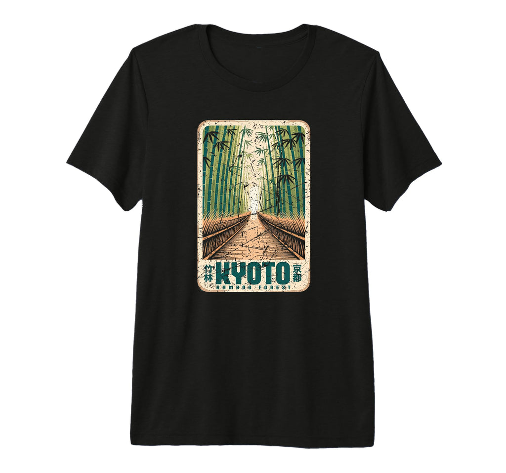 Kyoto Bamboo Grove Arashiyama T-Shirt - Novelty Apparel for Adults - T-Shirt, Sweatshirt, Hoodie