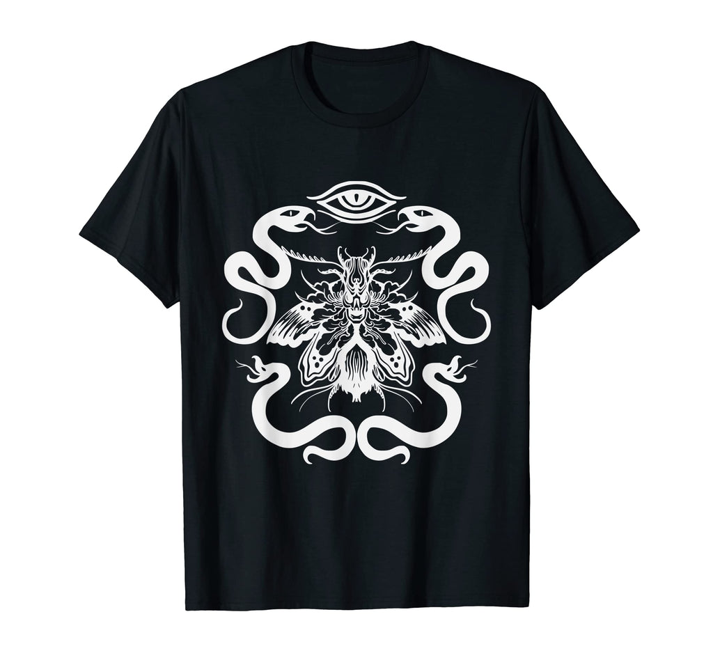 Mystical Moth Goth Horror Antisocial T-Shirt - Novelty Apparel Men Women - T-Shirt, Sweatshirt, Hoodie