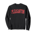 Pleasanton Tx Distressed Red Sweatshirt - Custom Art Print for Adults - T-Shirt, Sweatshirt, Hoodie