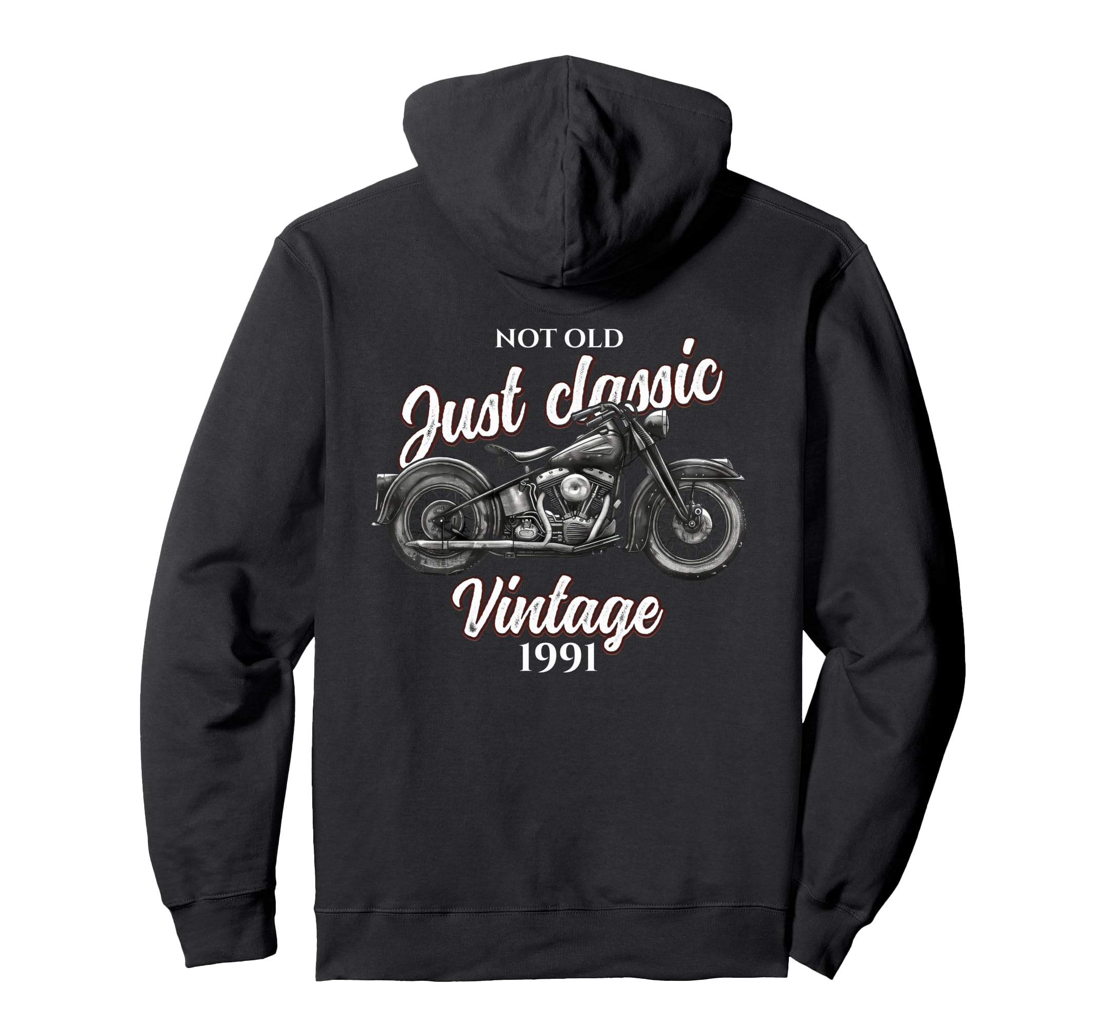 35Th Birthday Gift Motorcycle Hoodie - Novelty Apparel for Adults - T-Shirt, Sweatshirt, Hoodie