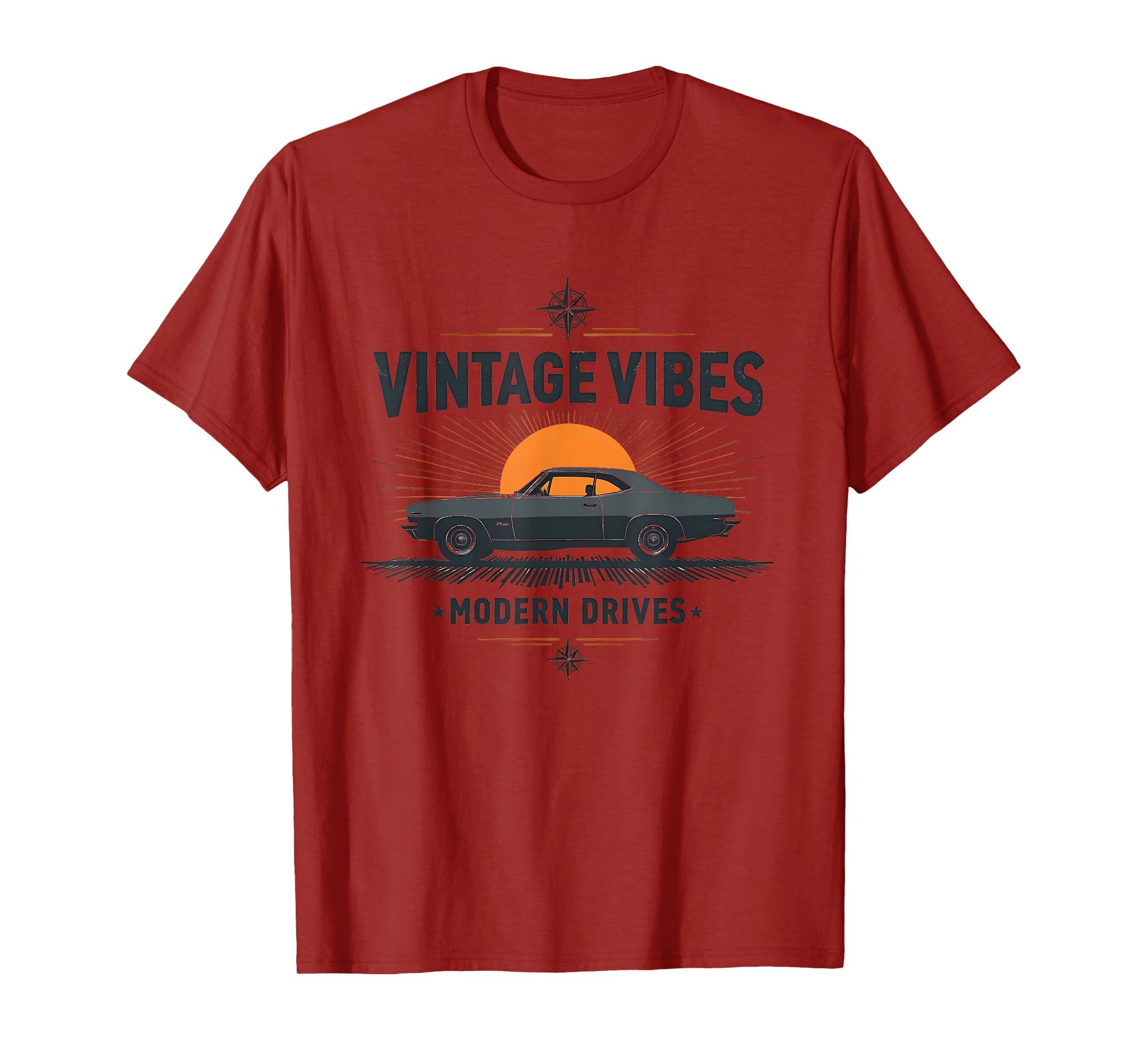 Vibes Modern Drives Car Enthusiast T-Shirt - Graphic Print Unisex - T-Shirt, Sweatshirt, Hoodie