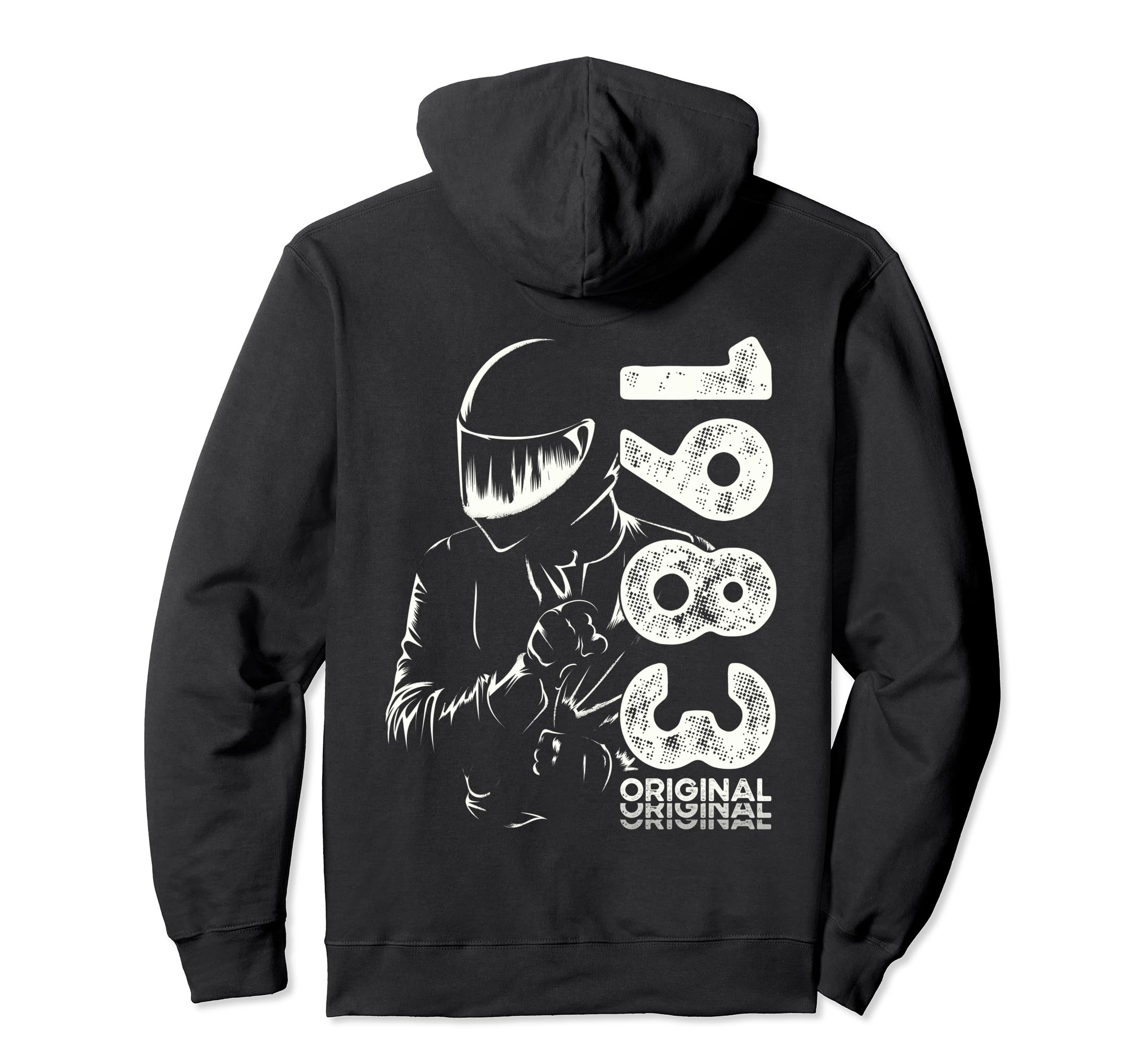 41St Birthday Motorcycle Motorcyclist Biker Hoodie - Unique Graphic Unisex - T-Shirt, Sweatshirt, Hoodie