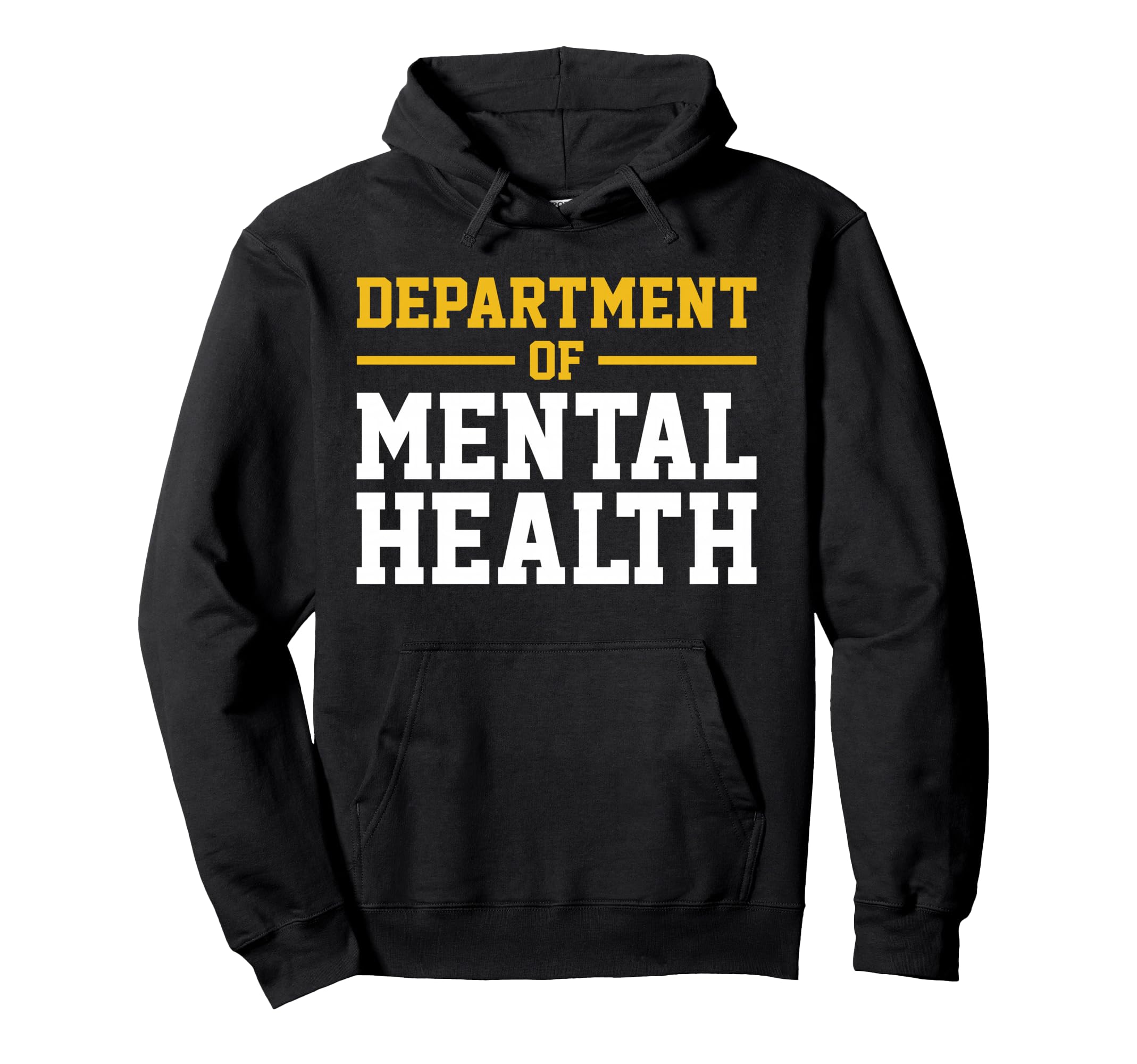 Department Mental Health Hoodie - Minimalist Print for Adults - T-Shirt, Sweatshirt, Hoodie