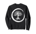 Sacred Yoga Tree Meditation Om Sweatshirt - Minimalist Print Men Women - T-Shirt, Sweatshirt, Hoodie