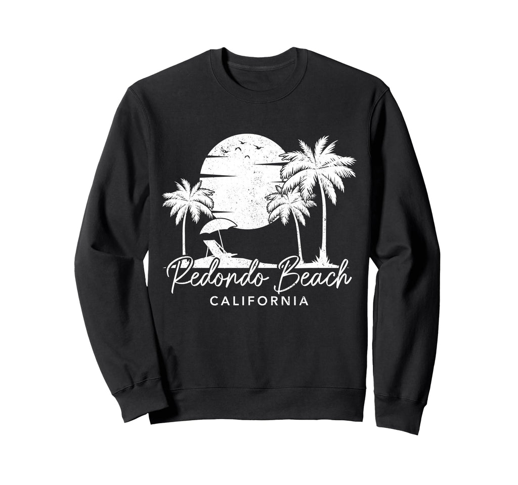 Redondo Beach California Ca Sweatshirt - Minimalist Print for Adults - T-Shirt, Sweatshirt, Hoodie