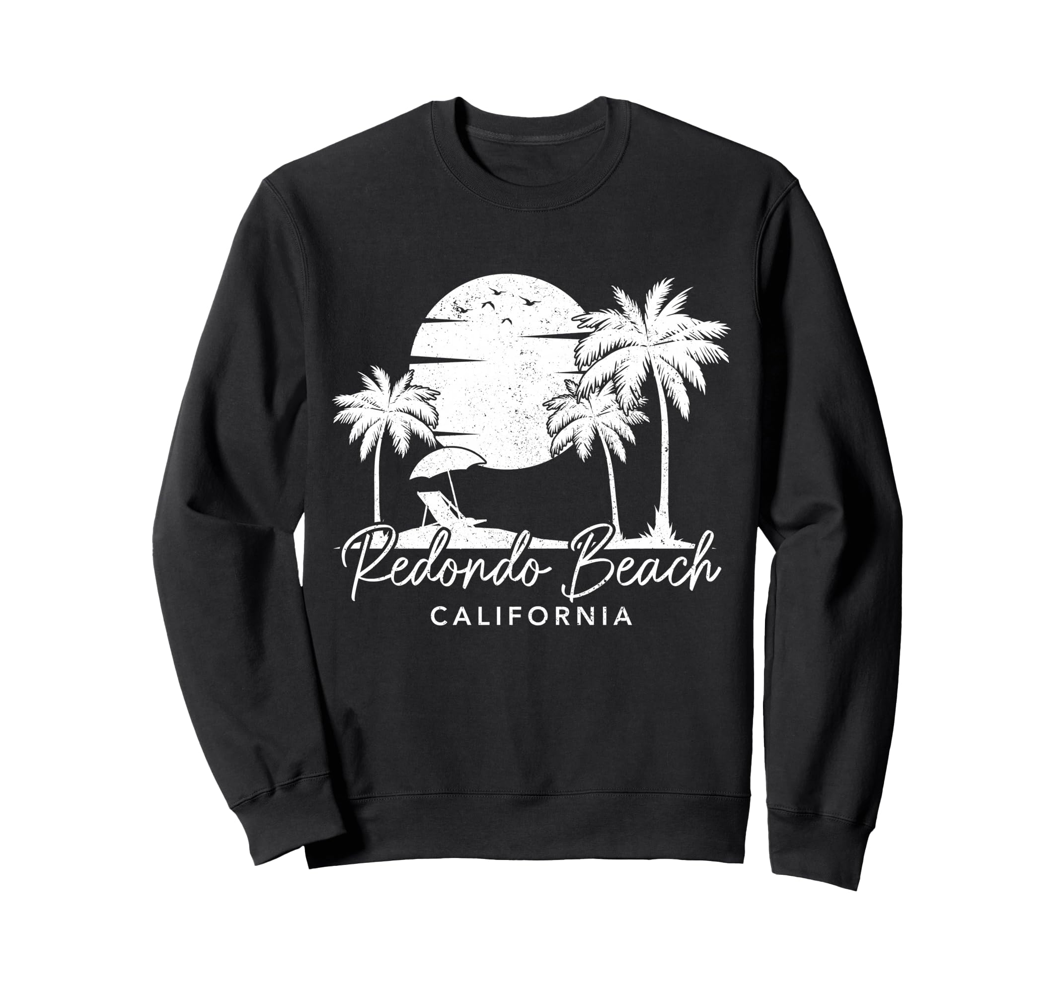 Redondo Beach California Ca Sweatshirt - Minimalist Print for Adults - T-Shirt, Sweatshirt, Hoodie
