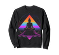Synthwave Buddha Cyberpunk 80S Sweatshirt - Streetwear Style for Adults - T-Shirt, Sweatshirt, Hoodie