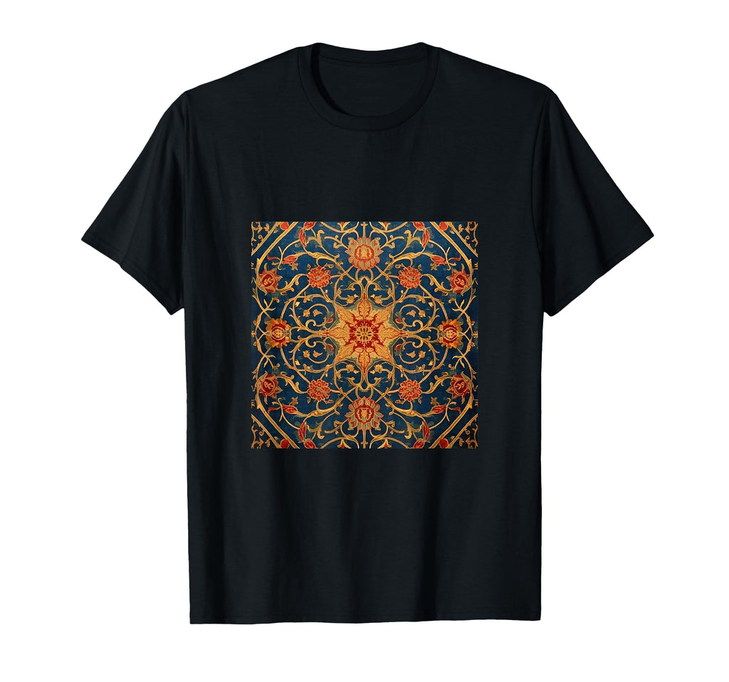 Bohemian Moroccan Boho Pattern Floral T-Shirt - Casual Everyday Wear Unisex - T-Shirt, Sweatshirt, Hoodie