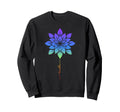 Breathe Mandala Flower Sweatshirt - Casual Everyday Wear for Adults - T-Shirt, Sweatshirt, Hoodie