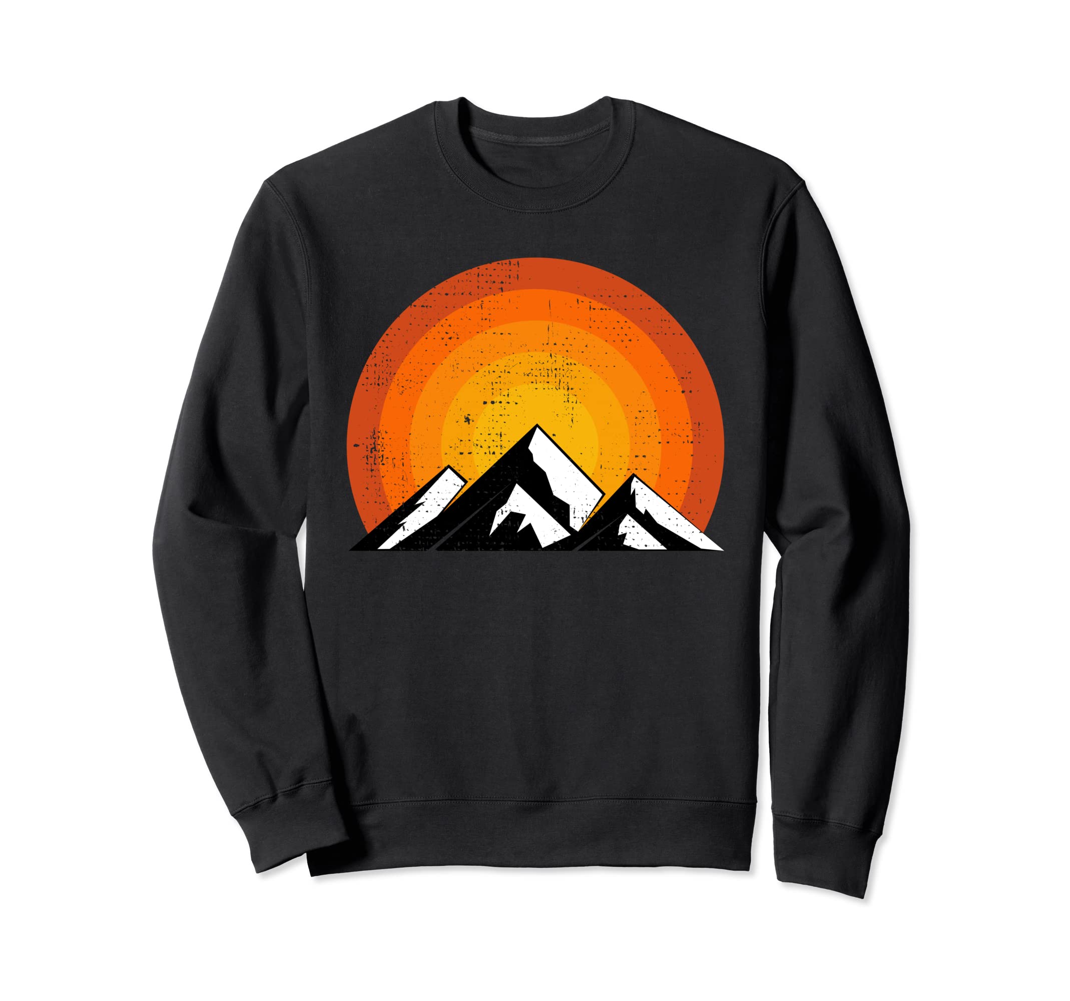 Mountain Sunset Landscape Sweatshirt - Fun Novelty Design Men Women - T-Shirt, Sweatshirt, Hoodie