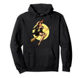 Pin Up Witch Halloween Pinup Funny Hoodie - Trendy Graphic Unisex - T-Shirt, Sweatshirt, Hoodie