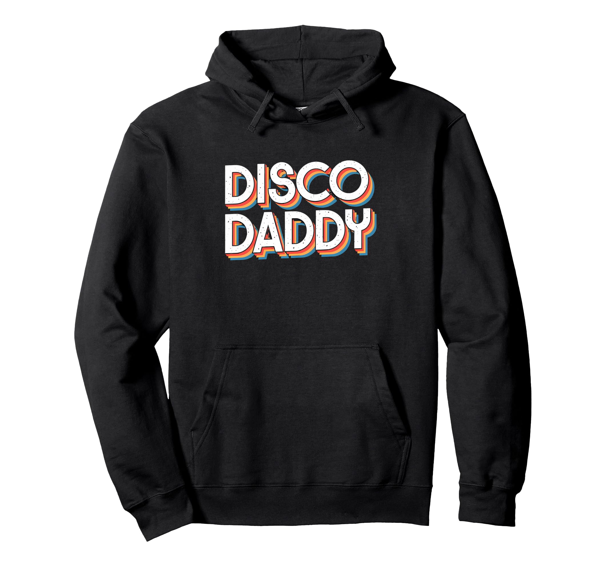 Disco Daddy Matching 70S Teens Hoodie - Graphic Print Men Women - T-Shirt, Sweatshirt, Hoodie