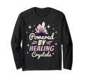 Powered Healing Crystals Gemstone T-Shirt - Fun Novelty Design for Adults - T-Shirt, Sweatshirt, Hoodie