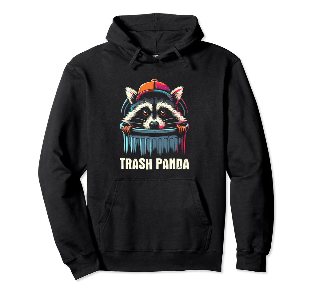 Trash Panda Team Trash Funny Garbage Hoodie - Custom Art Print Men Women - T-Shirt, Sweatshirt, Hoodie