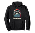 Trash Panda Team Trash Funny Garbage Hoodie - Custom Art Print Men Women - T-Shirt, Sweatshirt, Hoodie