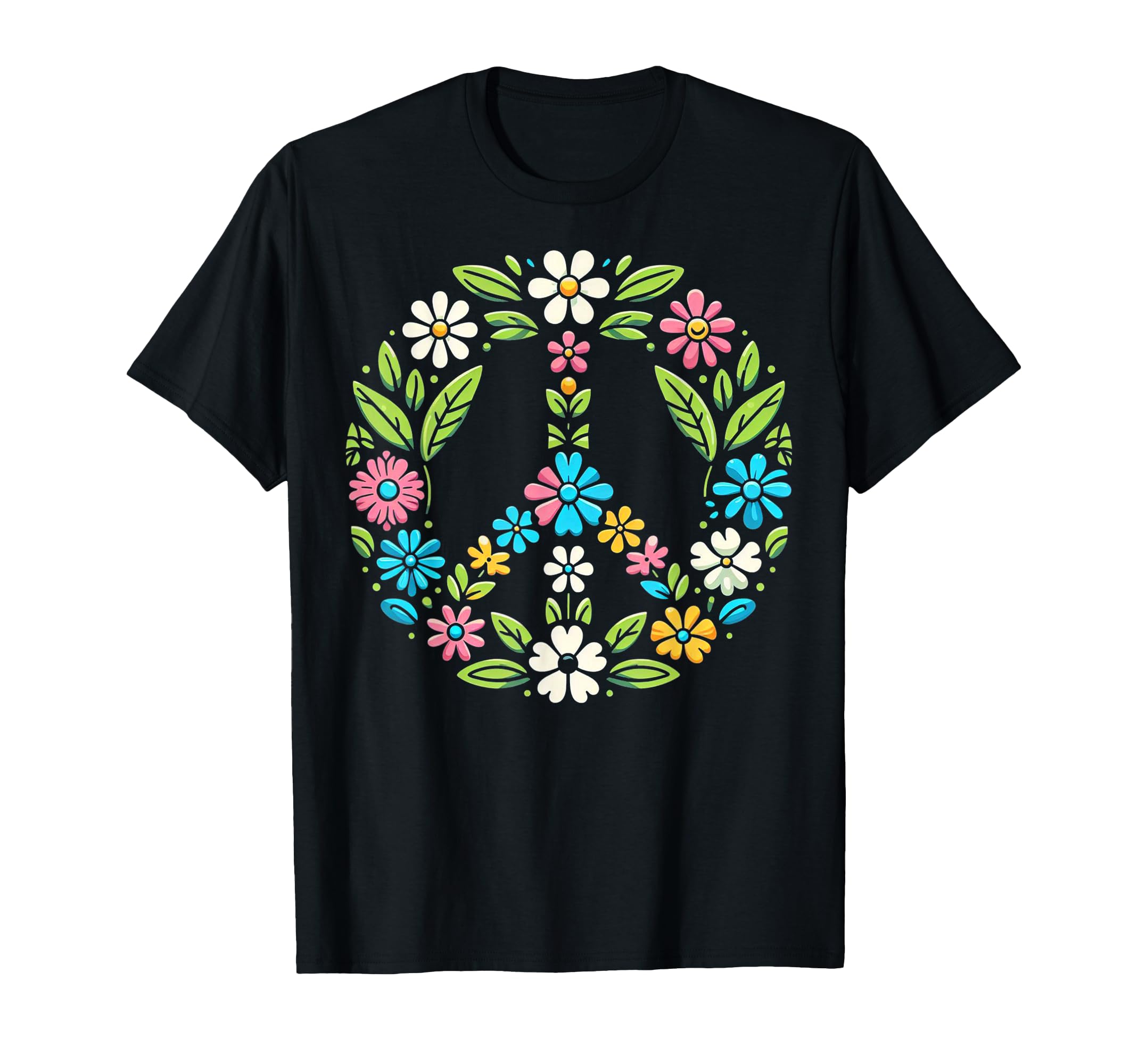 Peace Love Hippie Tie Dye 60S 70S T-Shirt - Casual Everyday Wear Unisex - T-Shirt, Sweatshirt, Hoodie