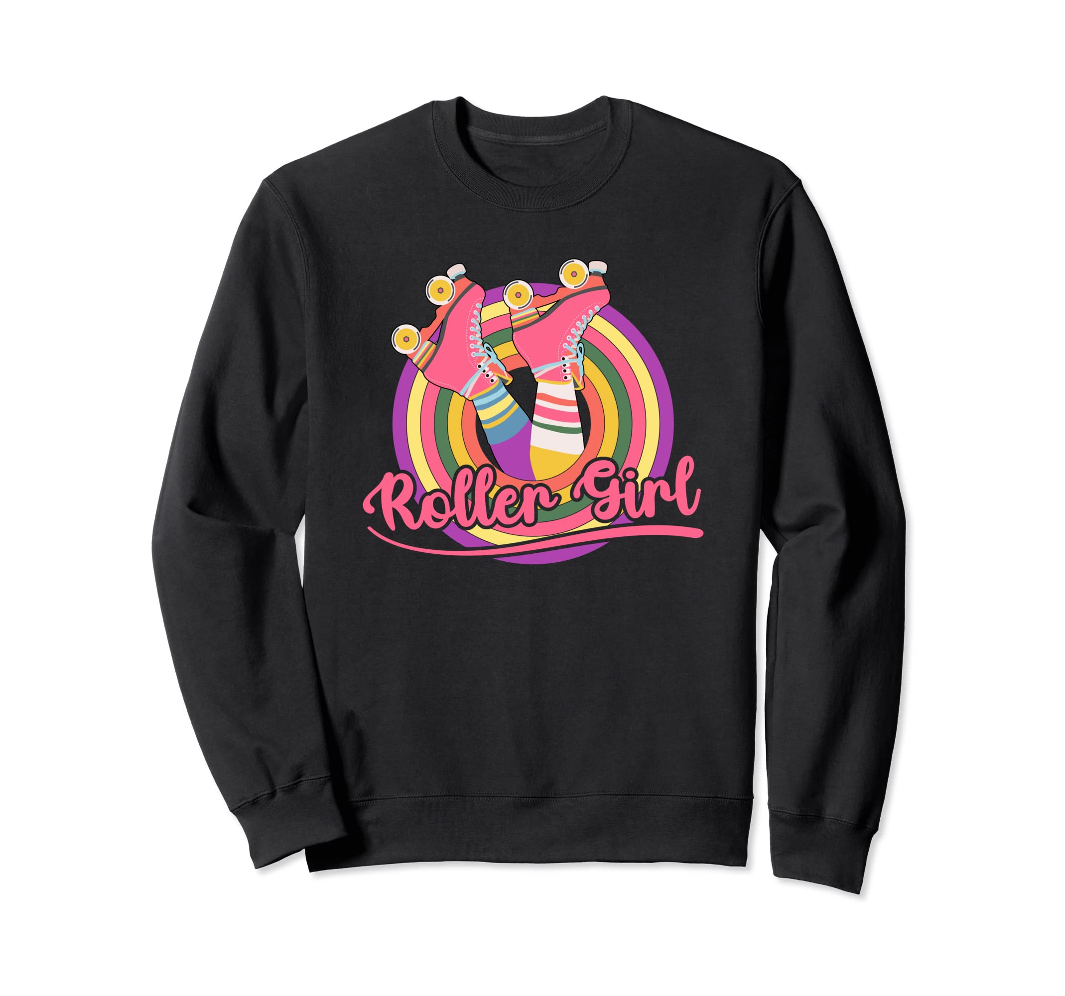 70S 80S Roller Skater Skating Sweatshirt - Fun Novelty Design Men Women - T-Shirt, Sweatshirt, Hoodie