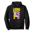 Keep Roller Skating Rolling Funny Keep Hoodie - Aesthetic Graphic Unisex - T-Shirt, Sweatshirt, Hoodie
