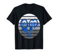 Blue Thin Line Police Support Graycale T-Shirt - Trendy Graphic Unisex - T-Shirt, Sweatshirt, Hoodie