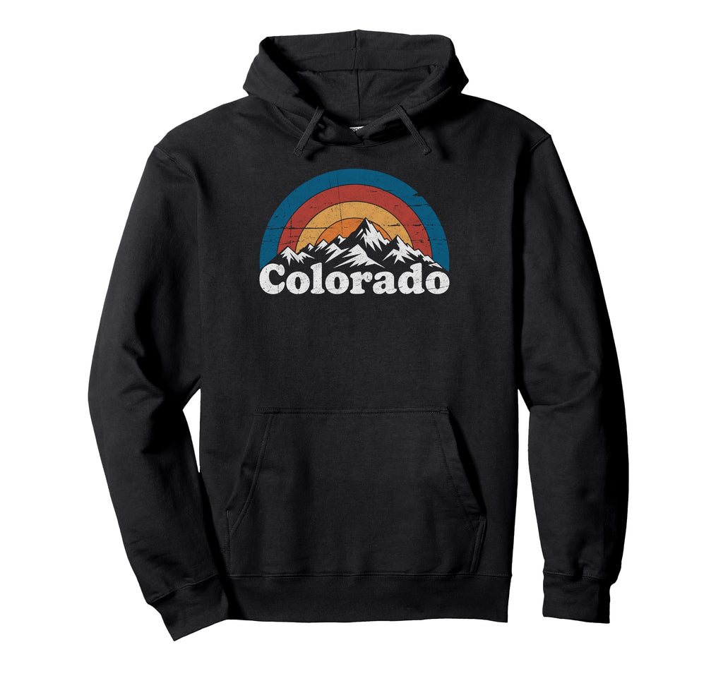 Colorado Mountains Nature Hiking Hoodie - Fun Novelty Design for Adults - T-Shirt, Sweatshirt, Hoodie