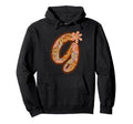 Floral Letter G Boho Botanical Hoodie - Aesthetic Graphic Men Women - T-Shirt, Sweatshirt, Hoodie