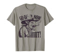 Go Now Git Cowboy Opossum Country Western T-Shirt - Custom Art Print Unisex - T-Shirt, Sweatshirt, Hoodie