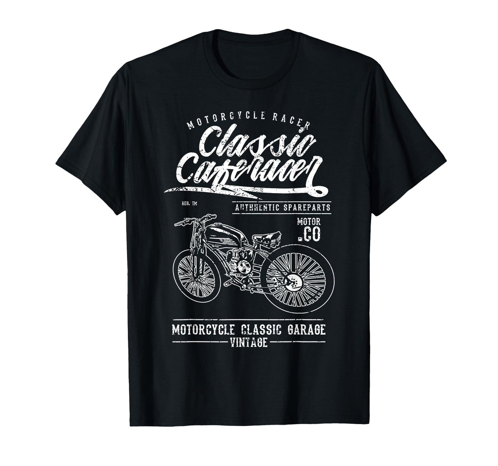 Motorcycle Biker Cafe Racer T-Shirt - Unique Graphic for Adults - T-Shirt, Sweatshirt, Hoodie