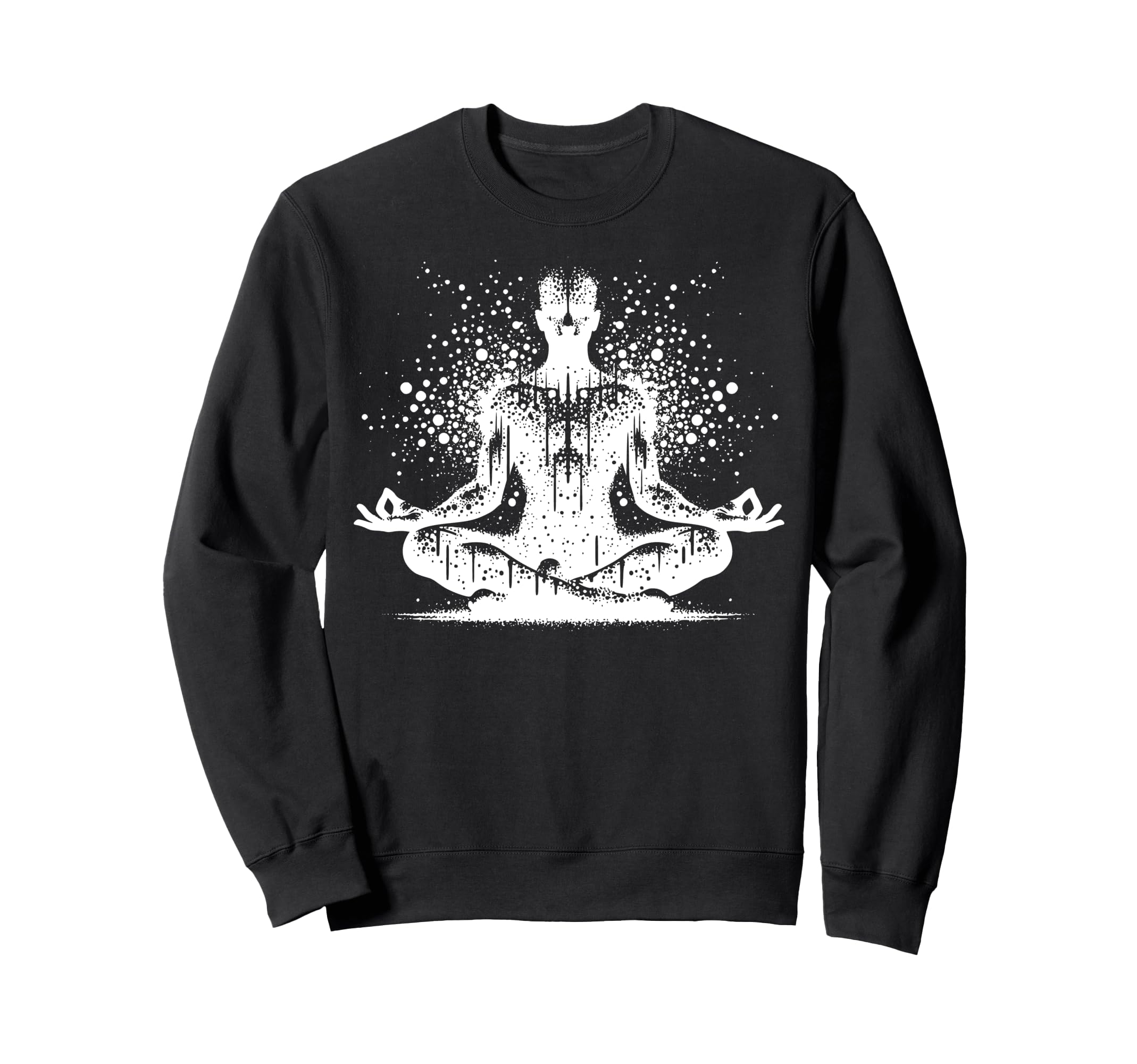 Meditation Silhouette Artistic Adults Sweatshirt - Unique Graphic Unisex - T-Shirt, Sweatshirt, Hoodie