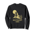 Southwest Desert Cactus Cowboy Cowgirl Sweatshirt - Trendy Graphic Unisex - T-Shirt, Sweatshirt, Hoodie