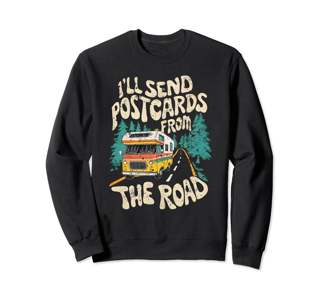 Van Life Explorer Road Trip Send Sweatshirt - Fun Novelty Design Unisex - T-Shirt, Sweatshirt, Hoodie