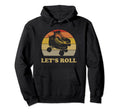 Lets Roll Roller Skates Skating 70S 80S Hoodie - Trendy Graphic Unisex - T-Shirt, Sweatshirt, Hoodie
