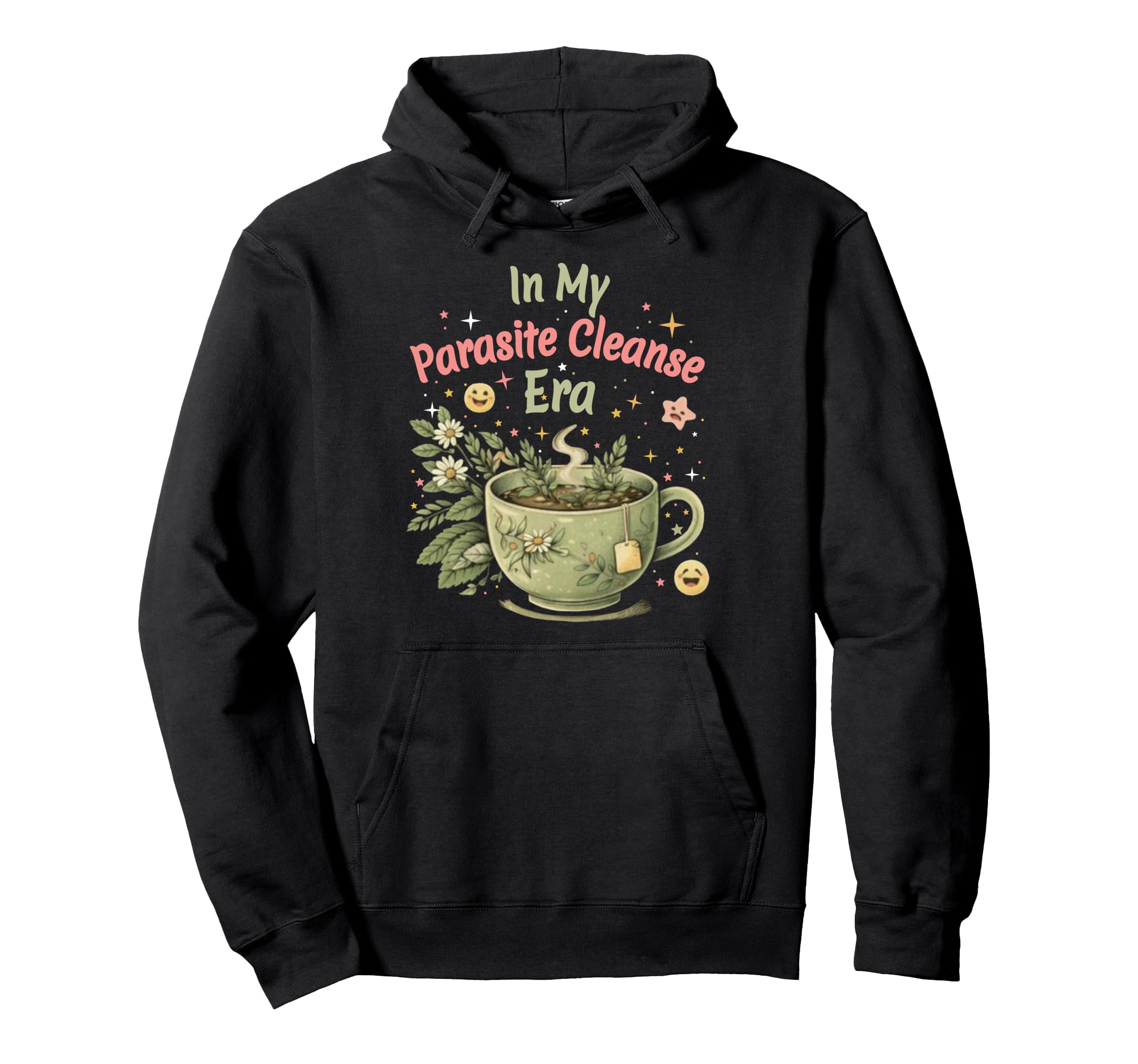 Funny Wellness Vibes Aesthetic Tea Lover Hoodie - Aesthetic Graphic Unisex - T-Shirt, Sweatshirt, Hoodie