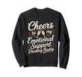 Emotional Support Drinking Buddy Do Not Hoodie - Novelty Apparel Men Women - T-Shirt, Sweatshirt, Hoodie
