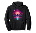 Vaporwave Solar System 80S Synthwave Hoodie - Graphic Print for Adults - T-Shirt, Sweatshirt, Hoodie