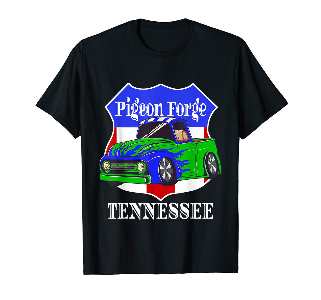 Pigeon Forge Tennessee Hot Rod Run T-Shirt - Minimalist Print Men Women - T-Shirt, Sweatshirt, Hoodie