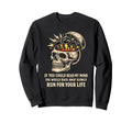 Funny Chaotic Mind Skull Sweatshirt - Streetwear Style for Adults - T-Shirt, Sweatshirt, Hoodie