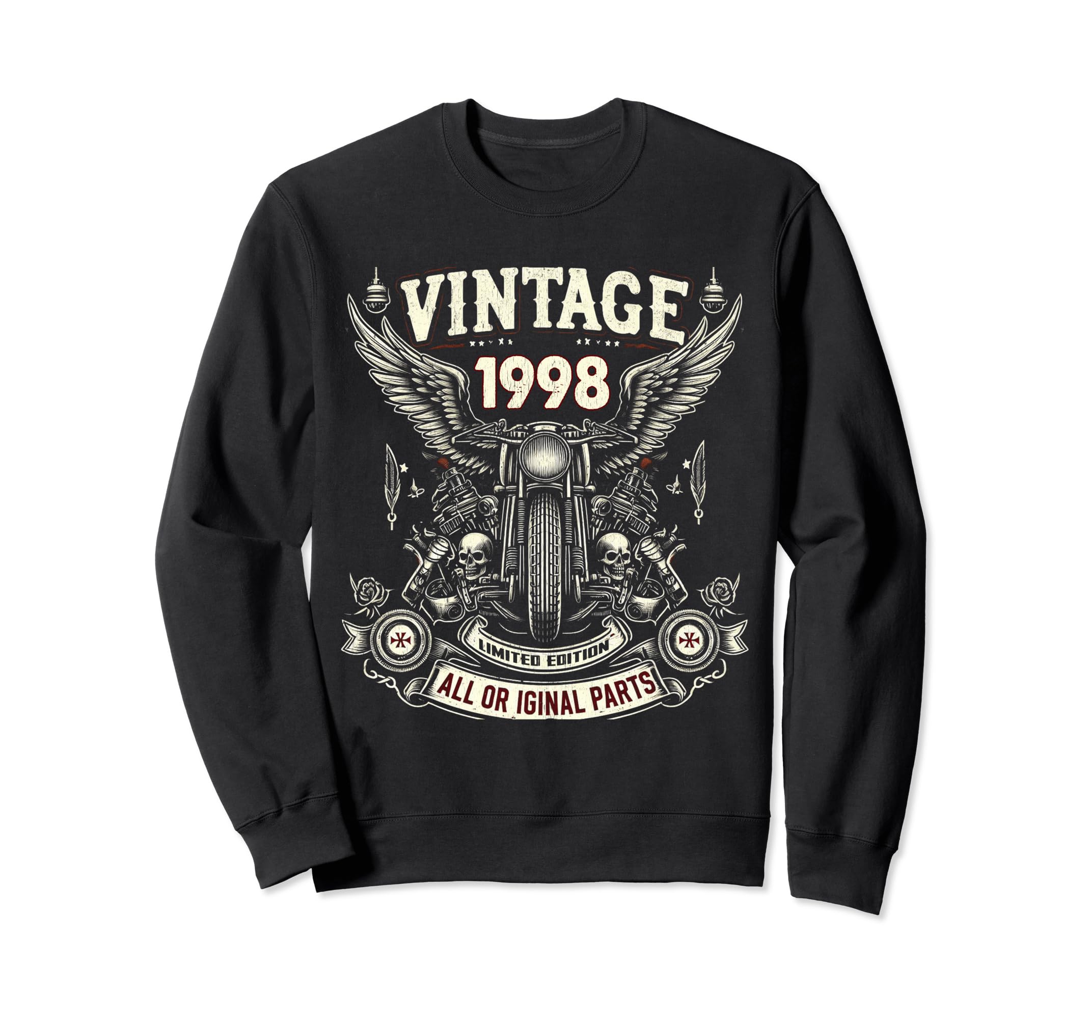 1998 Born 1998 26Th Birthday Sweatshirt - Minimalist Print for Adults - T-Shirt, Sweatshirt, Hoodie