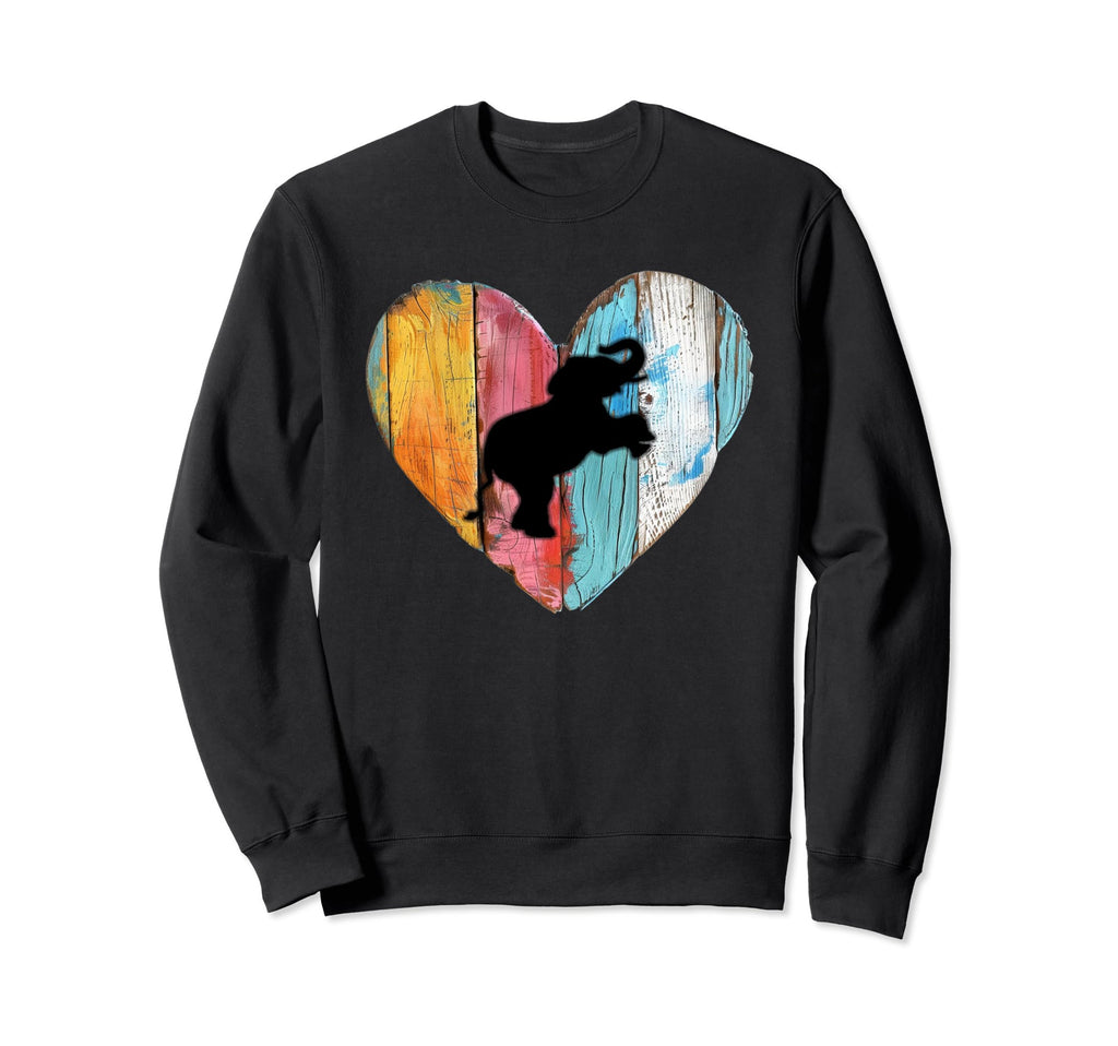 Nature Wooden Heart Cat Sweatshirt - Casual Everyday Wear Men Women - T-Shirt, Sweatshirt, Hoodie