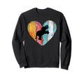 Nature Wooden Heart Cat Sweatshirt - Casual Everyday Wear Men Women - T-Shirt, Sweatshirt, Hoodie