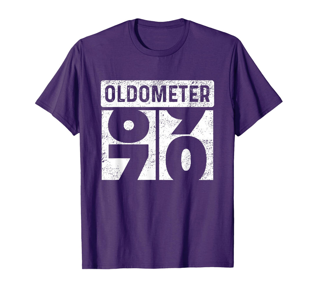 Oldometer Odometer Funny 70Th Birthday T-Shirt - Graphic Print Unisex - T-Shirt, Sweatshirt, Hoodie