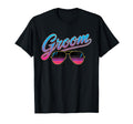 Synthwave Groom Bachelor 80S Aesthetic T-Shirt - Fun Novelty Design Unisex - T-Shirt, Sweatshirt, Hoodie